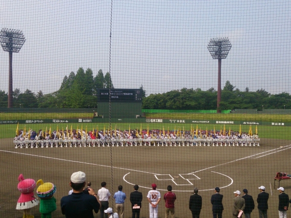 第38回日本ﾘﾄﾙｼﾆｱ野球選手権東北大会 開会式